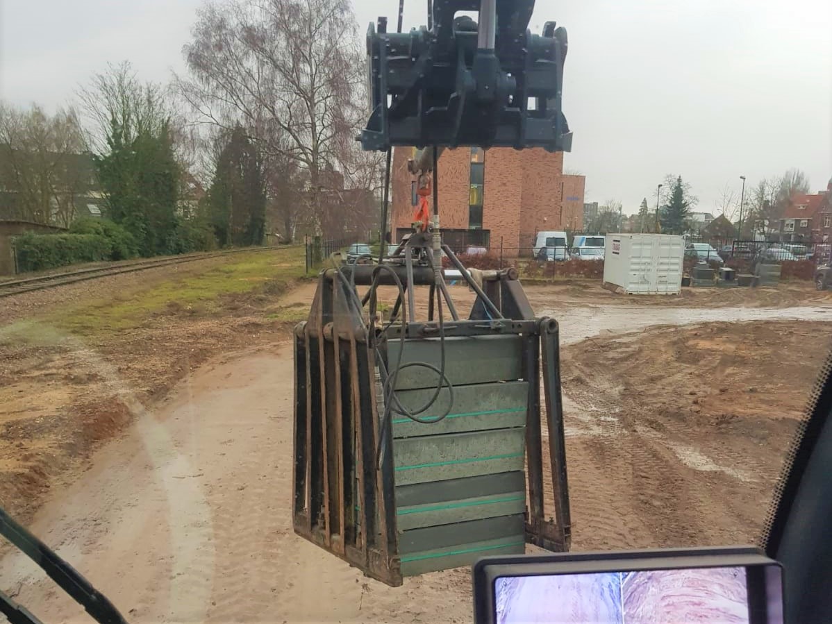 Hydraulische stenen klem